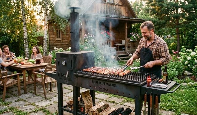 Как выбрать мангалы для дачи, чтобы они стали частью стильного интерьера участка